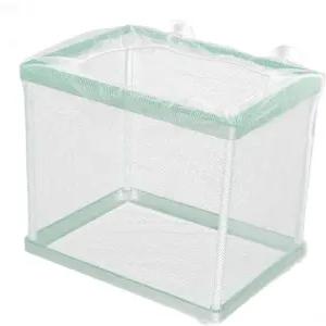 uxcell 수족관 어항 플로팅 박스 격리 새우 케이지 네트 화이트 그린 교체품