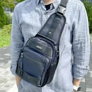 [룽스]방식 착용가능 옆가방 슬림 크로스 슬링백