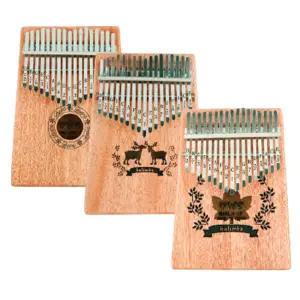 17음계 칼림바 마호가니 엄지 손가락피아노 카림바 cuo7+7oUy