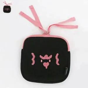 [룽스]여성 마이롤리 시크릿 파우치 롤리 블랙