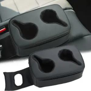 MARCHFA 자동차 컵 홀더 트레이 음료 SUV 뒷좌석 정리 액세서리 카우치 베개 스몰(역방향 홀더)