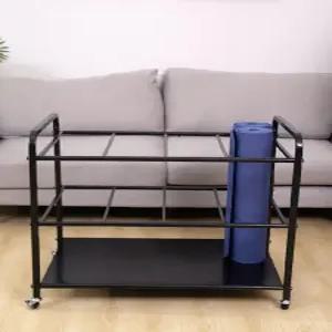 요가매트 스탠드 랙 선반 정리대 체육관 필라테스 보관함