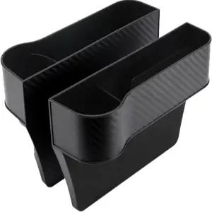 카시트 갭 필러 정리함 2팩 컵 홀더 및 휴대폰 홀더가 있는 다기능 자동차 콘솔 측면 보관함 음료 선글라스