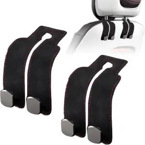 진에테리 카시트 헤드레스트 후크용 핸드백 후크 식료품 지갑 자동차 정리 정돈을 위한 헤비 듀티 차량