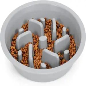 JASGOOD 개 슬로우 피더 - 반려동물 사료 공급기를 위한 슬립 퍼즐 볼 줄이기 인터랙티브 블롯 스톱 고가의