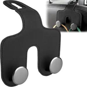 JSTOP 자동차 헤드레스트 후크 자동차용 가방 걸이 지갑 및 가방용 리터 더블 핸드백 코트 우산용 보관