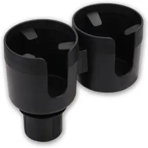 GAOLAOSY 자동차 더블 컵 홀더 익스텐더 조절 가능한 베이스가 있는 다기능 2-in-1 음료 인서트 휴대용