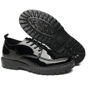 [룽스]키높이 운동화 유광 로퍼 남성방한화 1컬러