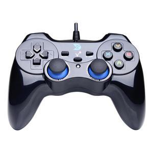 PC/노트북 컴퓨터용 ZD-V+ USB 유선 게임 컨트롤러 게임패드(Windows XP /7 /8 /10 /11) 및 PS3 안드로이드 스팀 - [블랙]