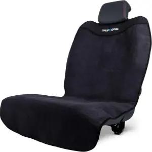 HAPPEGEAR 해피시트 방수 카시트 커버 및 보호기 - 유니버설 핏 타월 미끄럼 방지 백킹 간편한 설치 보관