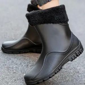 [룽스]남성레인부츠 탈부착 다용도 겨울 레인부츠