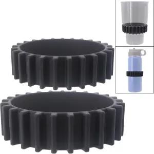 새들 카 컵 홀더 키퍼 음료 밴드 - 예티 램블러스 하이드로 플라스크와 호환되는 실리콘 탄성 갭 필러