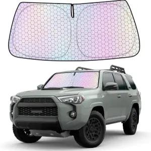 2010-2025 토요타 4러너용 자투토 윈드실드 선쉐이드 전면 윈드실드용 눈부신 벌집 코팅 자동차 창문 커버