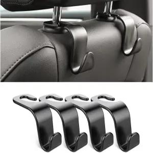 오실리 카시트 헤드레스트 후크 핸드백 코트 식료품 가방 자동차 인테리어 액세서리 범용 차량 뒷좌석 걸이
