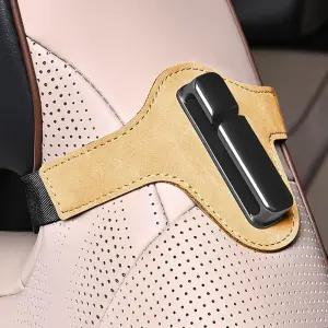 베르피 라이프 안전벨트 조절기 및 홀더 손이 쉽게 닿을 수 있는 자동차 클립 가이드 그래버 헤드레스트 갭