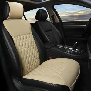 블랙 팬서 카시트 커버 럭셔리 카 프로텍터 부분 등받이 커버가 있는 범용 미끄럼 방지 운전석 커버(중간