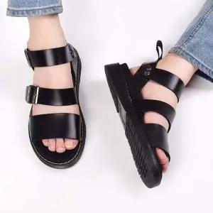 [룽스]가죽샌들 남자샌들 버클 샌달 여름 슬리퍼