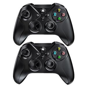 Xbox Series X|S, One 및 Windows 스팀 게임용 다이노수 무선 컨트롤러, 블루투스, 듀얼 진동, 터보, 매크로, 3.5mm 오디오 잭 블랙 - Xbox에 연결하기 전에 PC로 업그레이드하기