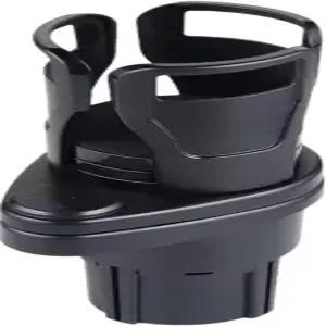 2-in-1 자동차 컵 홀더 어댑터 다기능 앞좌석 조절 가능한 및 음료 원형 슬롯과 호환 가능