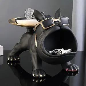 입큰 사탕 받침대 블랙5 트레이 불독 열쇠 시계 차키 스탠드 보관함qrs754