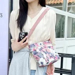 [다잇템] 여성 바스락 패턴 조절 색상 크로스백 귀여운 끈 가능