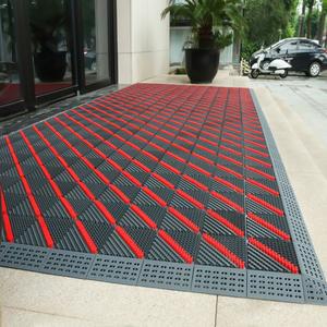 실외 발매트 흙털이 직선타입 상가 회색바탕 신발털이 빌라 회색 기본형 방수 카펫