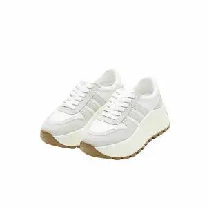 [하프클럽/세자매]예쁜 여성스니커즈 6cm 키높이 통굽 운동화/경량 국내제작