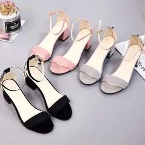 [룽스]오픈 샌들 출근룩 발편한 캐주얼 여성