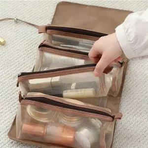 [룽스]대용량 화장품보관함 분리형 탈부착