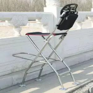 접이식 야외 휴대용 민물 패키지 등받이 낚시 의자 릴렉스 간이 폴딩