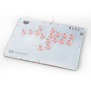 비트펀엑스 듀얼패드 레버리스 컨트롤러 아케이드 스틱, PS4 / PS3 PC 스위치 스팀용 올버튼 컨트롤러, SOCD 커스텀 RGB 터보 핫스왑 로우 프로파일 포함 격투 스틱