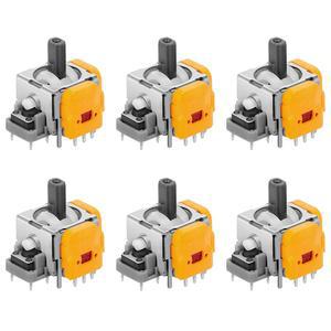 PS5 컨트롤러용 OCTODER 6PCS 홀 효과 조이스틱, PlayStation 5 3D 아날로그 센서 휠 엄지스틱 교체