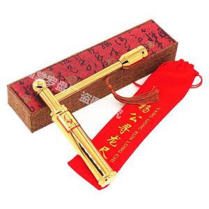 접이식 순동 심룡척 천가방 골드 지침 천 상자 수지리 수맥찾는 수맥 감지 단품 설명서