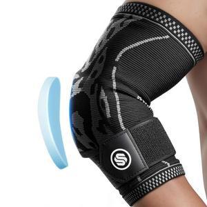 힘줄염용 팔꿈치 압박 슬리브, 버시스티스 패드 브레이스 u2013 브레이스, 사이드 스프링 및 폼 패딩 올레크라논 , 관절염, 버사 보호, 남성 여성 블랙, 라지