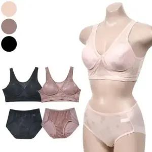 [라일리여성언더웨어] Rly 세트 아쿠아엑스 벼운 꽃무늬 런닝형 ZF 팬티