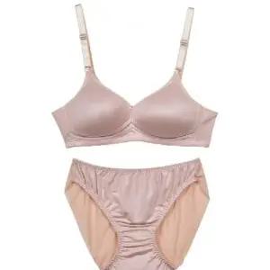 [라일리여성언더웨어] Rly 무봉제 B컵 브래지어 팬티세트 ZF 브래지어 와