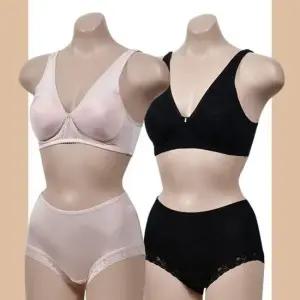 [라일리여성언더웨어] Rly 풀컵 세트 브라팬티 챠밍)인견 B컵 노와이어