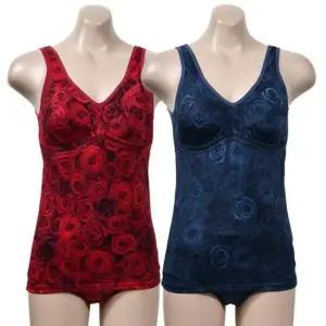 [라일리여성언더웨어] Rly 인 노와이어 부직포 로즈패턴 ZF 팬티세트 풀컵