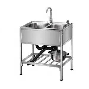 스테인레스 미니 싱크대 사무실 간이 임시 싱크볼 주방 소형 개수대