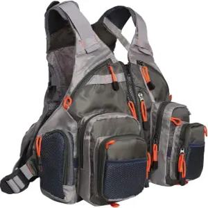 남녀용 사이즈 조절 가능한 멀티 포켓이 있는 왁스야 경량 플라이 낚시 조끼 메쉬 백팩