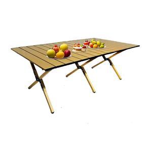 에볼루션 헤리티지 컬렉션 휴대용 저알루미늄 롤업 여행용 접이식 테이블, 해변, 캠핑, u2013 컴팩트, 경량, 다목적 실내 및 실외 사용 가능