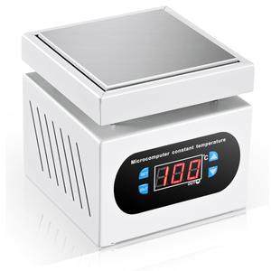 Soiiw 110V 350W 납땜 핫 플레이트 LED 마이크로컴퓨터 전기 예열 스테이션 용접기 재작업 히터 랩 100X100mm