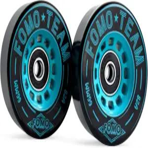 포모팀 롤러 스피드 스케이트 휠 레이싱 실외 또는 실내 66mm38mm ABEC-9 베어링 장착 82A (8개 세트)