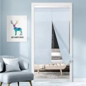 스카이바란스 주방창문커튼 도어 문가리개 천 발코니가림막 현관문 커튼발란스 모던