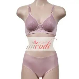 [라일리여성언더웨어] Rly 와플 세트 브라 ZF 팬티 디자인 B컵 베이직