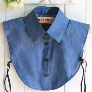 ( )다크블루 베이직 페이크 카라 케이프카라 페이크카라