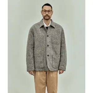 DIEMS 울패딩 초어 자켓 그레이 오버핏 -DAAJW10286B1171976