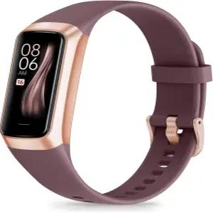 스텝 카운터/칼로리/스톱워치가 있는 피트니스 트래커 활동 심박수 모니터가 수면 1.10인치 AMOLED 터치