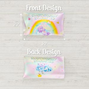 케어 베어스 새틴 제품 클래식 베개 실키 리버서블 컬렉터블스 라이선스 공식 20X30 커버 프랑코 뷰티 레트로 스탠다드