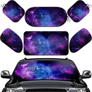 무케렌 6피스 자동차 앞유리 자외선 차단제 (갤럭시) 커버